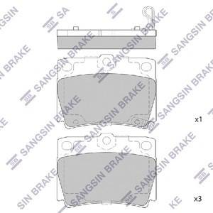 Колодка торм. Mitsubishi Pajero задн.