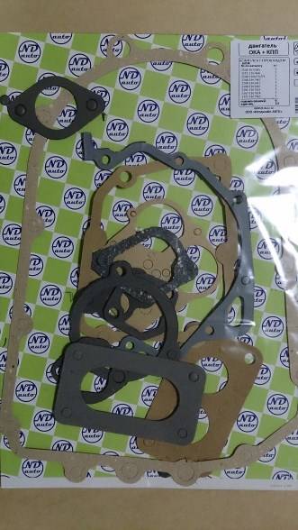 Прокладка двиг. /1111 ОКА/ + КПП набор (паронит, картон) (ND Auto)
