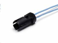 Разъем-патрон для бесцокольной лампы Т 10W-5W с проводами (Cargen)