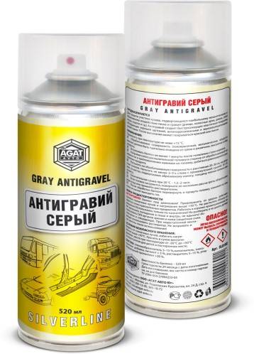 Антигравий 520 мл Серый "Сильвер Лайн" (аэроз.)