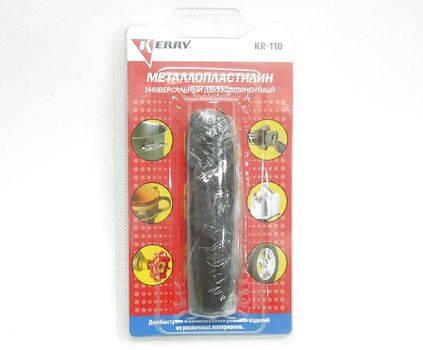 Сварка холодная универсальная 60г блистер металлопластилин (Kerry) (30)