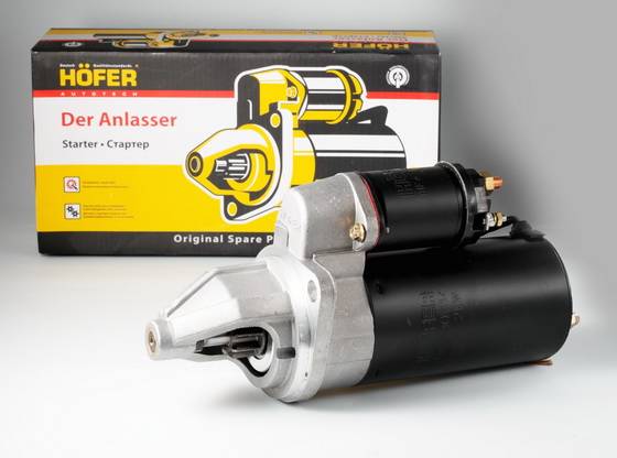 Стартер ВАЗ 2110-12 на постоянных магнитах с редуктором 12В, 1,55кВт (Hofer)