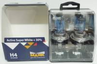 Лампа МАЯК H4-12- 60/55 +30% (6160) 4500K Active Super White (ярко-белая) набор из 2шт (Маякавто)