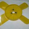Крыльчатка вентилятора /2101/ 4-х лоп. желт. (Сызрань)