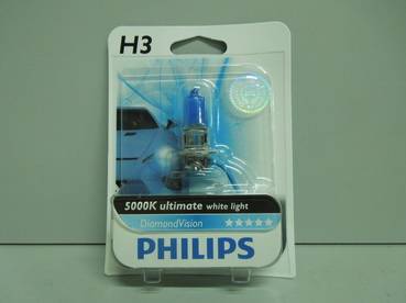 Лампа PHILIPS H3-12-55 DIAMOND VISION блистер 
