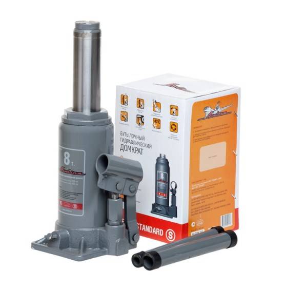 Домкрат гидрав. 8 т. выс. 200-405 мм STANDARD (Airline)