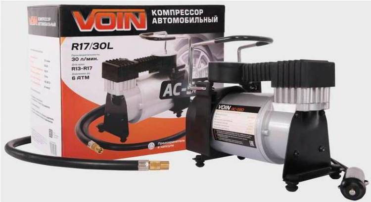 Компрессор поршневой VOIN AC-580 12В