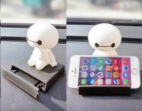 Игрушка на панель Болванчик Бэймакс , качающаяся голова с подставкой для телефона