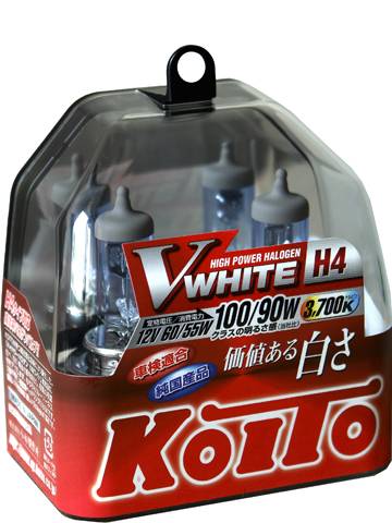 Лампа галогенная H4 12V 60/55W KOITO Hi Temp White 3700K