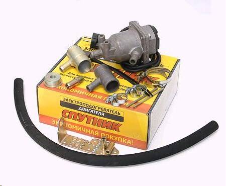 Подогреватель предпуск. Daewoo Nexia дв. G15MF, A15MF "Спутник" (1,5 кВт) (Автоплюс)