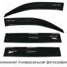 Дефлекторы дверей (ветровики) Renault Logan I седан 05-14 клеящиеся Voron glass Samurai (Azard)