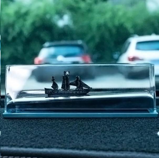 Игрушка на панель КОРАБЛЬ непотопляемый дрейфующий антистресс, 14,6 х 5,2 х 5,4 см