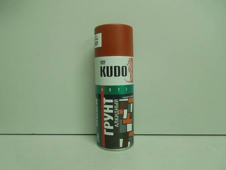 Грунт универсальный красно-коричневый 520мл аэрозоль (Kudo) (12)