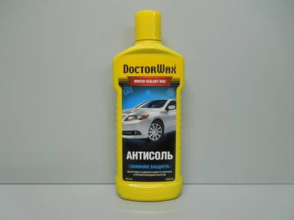 Полироль кузова 300мл защитная "Антисоль" от противогололедных реагентов (DoctorWax) (12) (Doctor Wax)