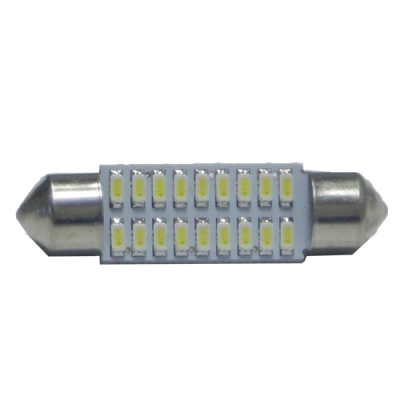 Светодиодная лампа C10W (SJ) 18SMD 3014 39мм (skyway)