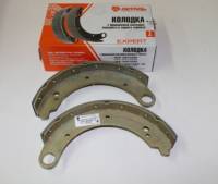 Колодка торм. /УАЗ/ перед. (длинная) барабанного тормоза (усил.констр.) 2 шт (АвтоДетальСервис)