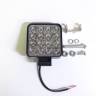 Фара светодиодная дополнительная 16 LED 48W 10-30V 83*83*22 дальний