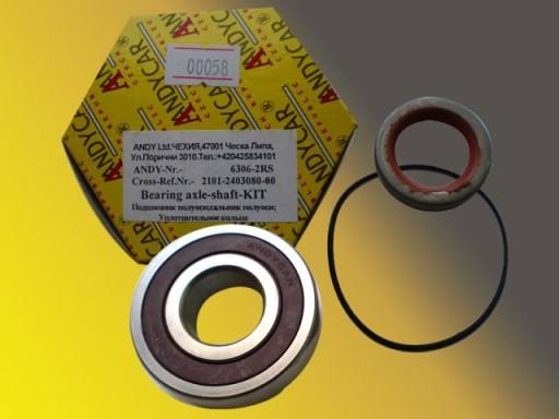 Подш. полуоси /2101/ 180306 (набор) 6306-2RS (ANDYCAR)