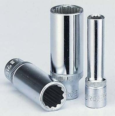 Головка торц. 1/2" 12-гран. 15мм глубокая (Force)