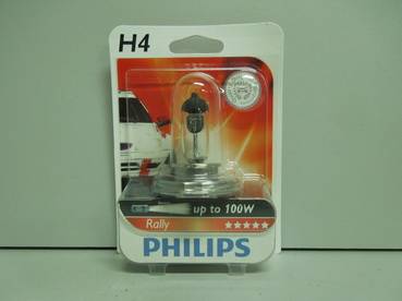 Лампа PHILIPS H4-12-100/90 RALLY блистер (10)