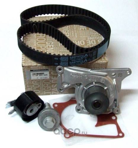 Ремень ГРМ + ролик + помпа Renault Duster 1.5 дизель