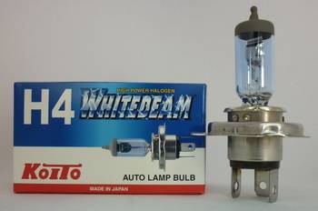 Лампа галогенная H4 12V 60/55W KOITO Whitebeam