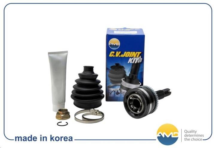 ШРУС наружный Hyundai Solaris KIA Rio 3  (с кольцом ABS) AMD