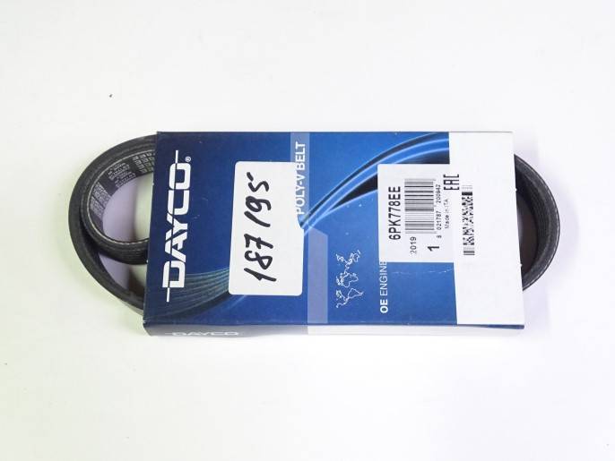 Ремень генератора /2180 Lada Vesta, X-Ray/ 6PK1039 дв.1,6 Elastic (DAYCO)