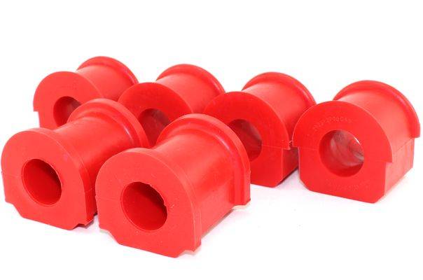 Втулка стабилизатора перед. ВАЗ 2123 Шеви-Нива, Lada Vesta полиуретан красный из 6шт (Балаково Запчасть)