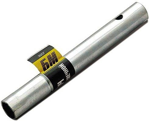 Ключ свечной 16 х 21 х 160 мм трубчатый (БМ)