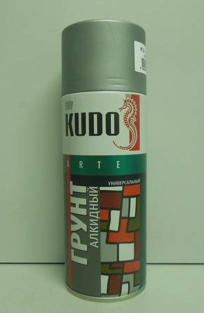 Грунт универсальный серый 520мл аэрозоль (Kudo)
