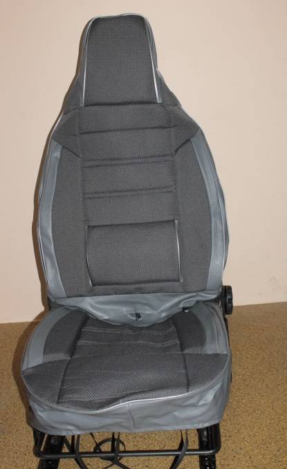 Чехлы на сиденье /Г-3302/ 3 мест. Жаккард серый (TREND NEW)