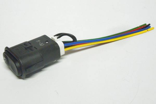 Кнопка стеклоподъемника ВАЗ 2108-2115 с колодкой в сборе (АВТОЭЛЕКТРИКА)