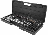 Набор инструментов 52 предмета 1/2", 1/4" DR, CrV, в кейсе Autovirazh
