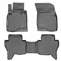 Коврики салона Mitsubishi Lancer X 07-   п/у