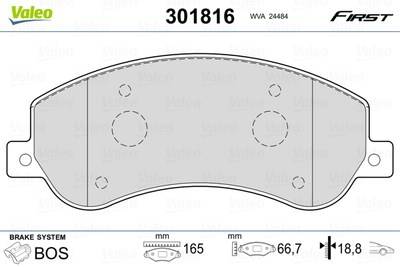 Колодка торм. Ford Transit перед. 115/140/155 л.с