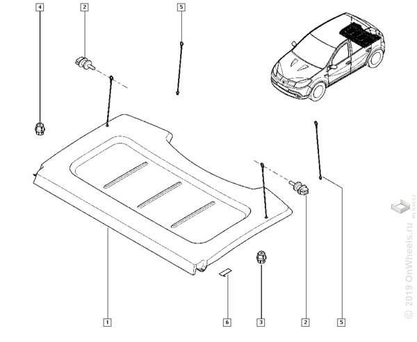 Ремонт полки багажника рено сандеро - фото