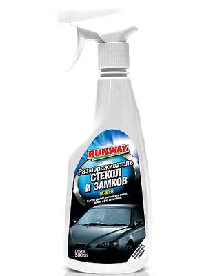 Размораживатель замков и стекол 500мл триггер (RUNWAY) (12)