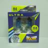 Лампа МАЯК УЛЬТРА NEW набор 2шт H4-12- 60/55 +30% (ярко-белая) (Маякавто)