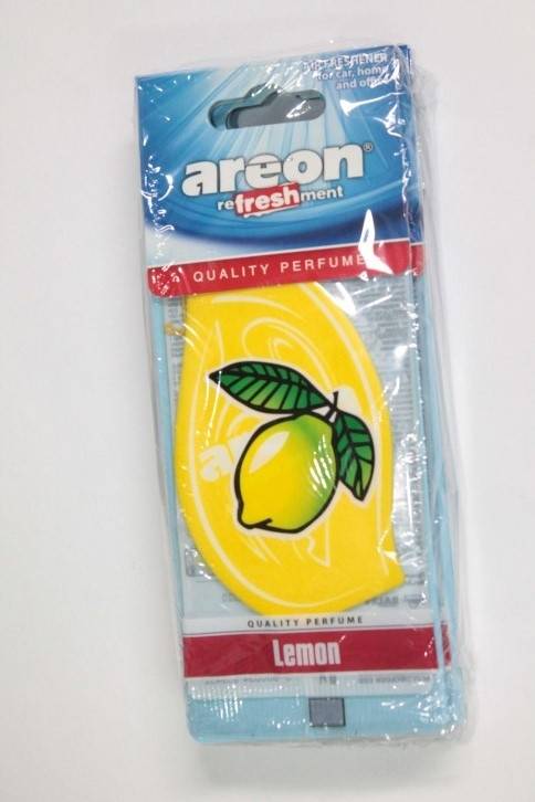Ароматизатор подвесной "REFRESHMENT" Лимон (AREON)