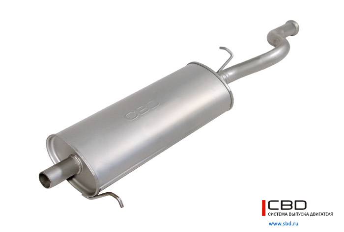Глушитель /1119/ хэтчбэк (CBD)