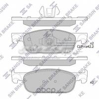 Колодка торм. Lada XRAY Renault Logan II Sandero II 1.6 с 2016 г. перед. 140 мм