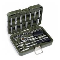 Набор инструмента 1/4" 35 предметов (Дело Техники) Набор инструмента 1/4" 35 предметов (Дело Техники)