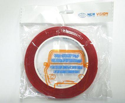 Скотч двухсторонний прозрачный 16мм х 5м термостойкий (New Vision)