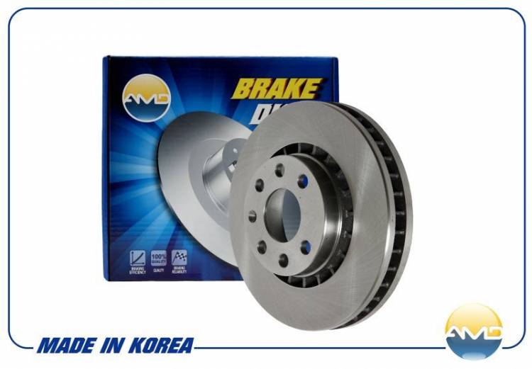 Диск тормозной перед. Chevrolet Lanos Daewoo Nexia Espero R14 (AMD)