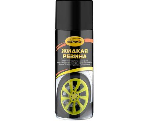 Жидкая резина черная 520мл аэрозоль (ASTROHIM)