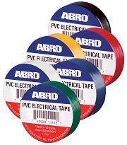 Изолента ПВХ 19мм х 9,1м желтая (ABRO) (10/500)