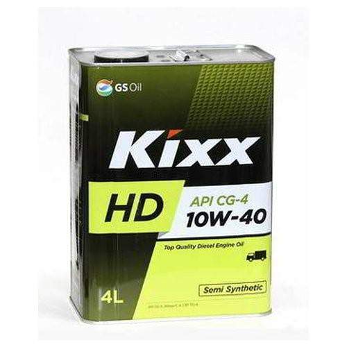 Масло моторное Kixx HD 10W40 CG-4 (4л.) п/синт. (диз.)
