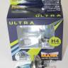 Лампа МАЯК УЛЬТРА NEW набор 2шт H4-12- 60/55 +150% (ярко-белая) (Маякавто)