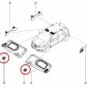 Держатель козырька солнцезащитного Renault Captur Kaptur